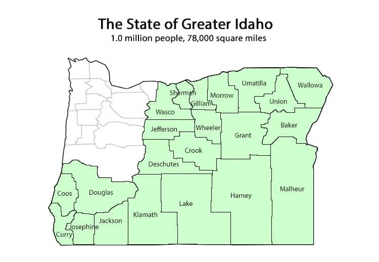 ‘greater Idaho Movement To Absorb Oregon Counties Gaining Traction › American Greatness 8799