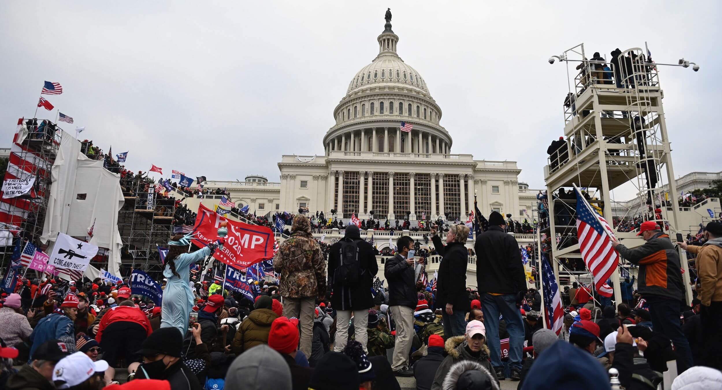 New Video Depicts Capitol Police Using Stun Grenades on Crowd