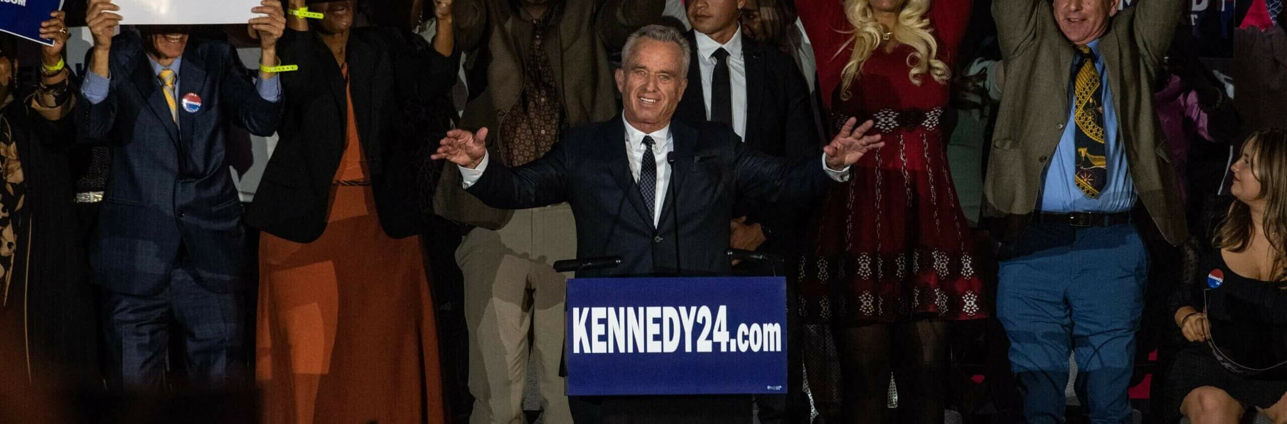 In His Campaign Announcement Speech, RFK Jr. BLASTS Trump for Locking