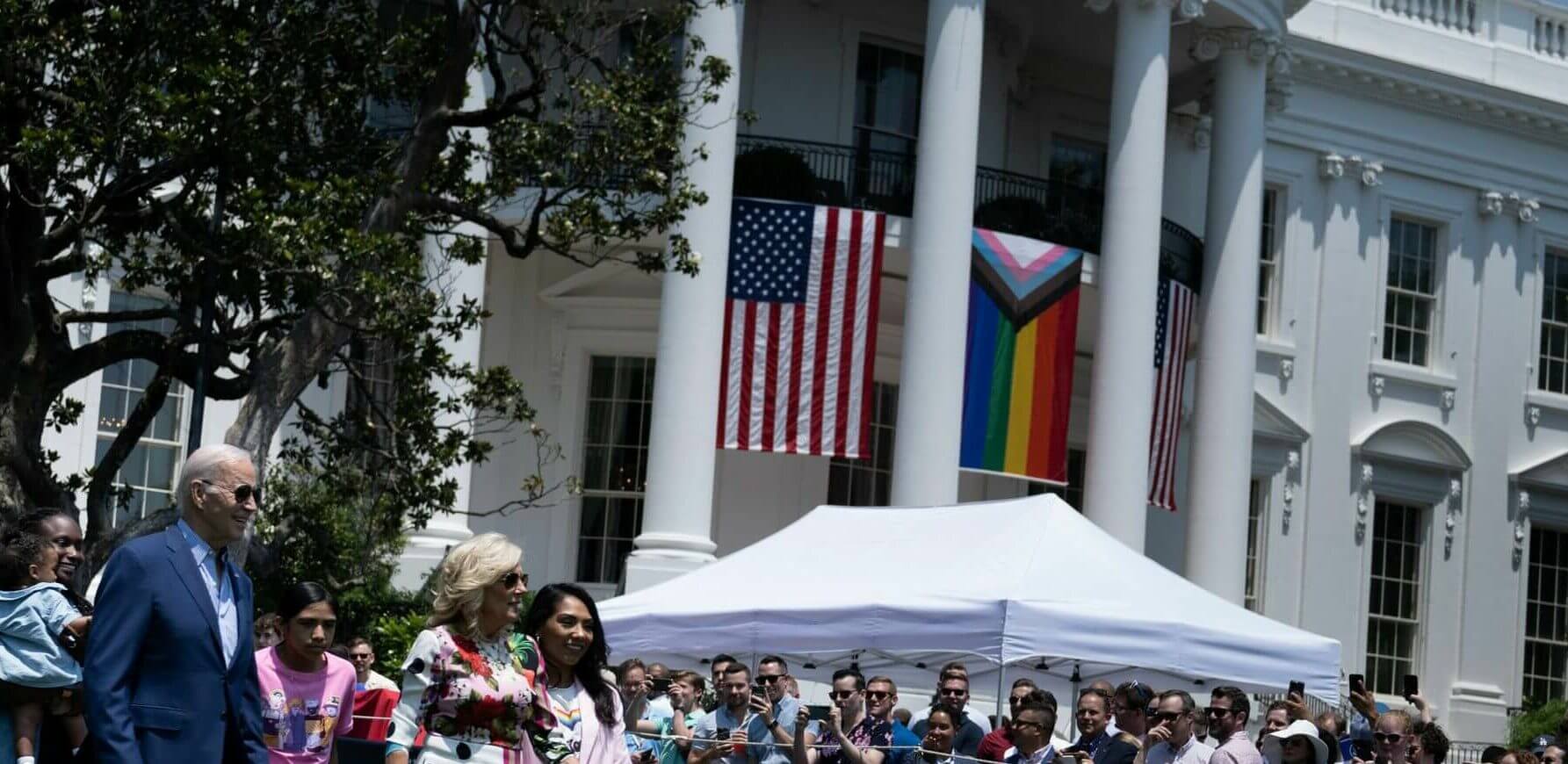 White House Accused of Violating U.S. Flag Code with Pride Flag Display