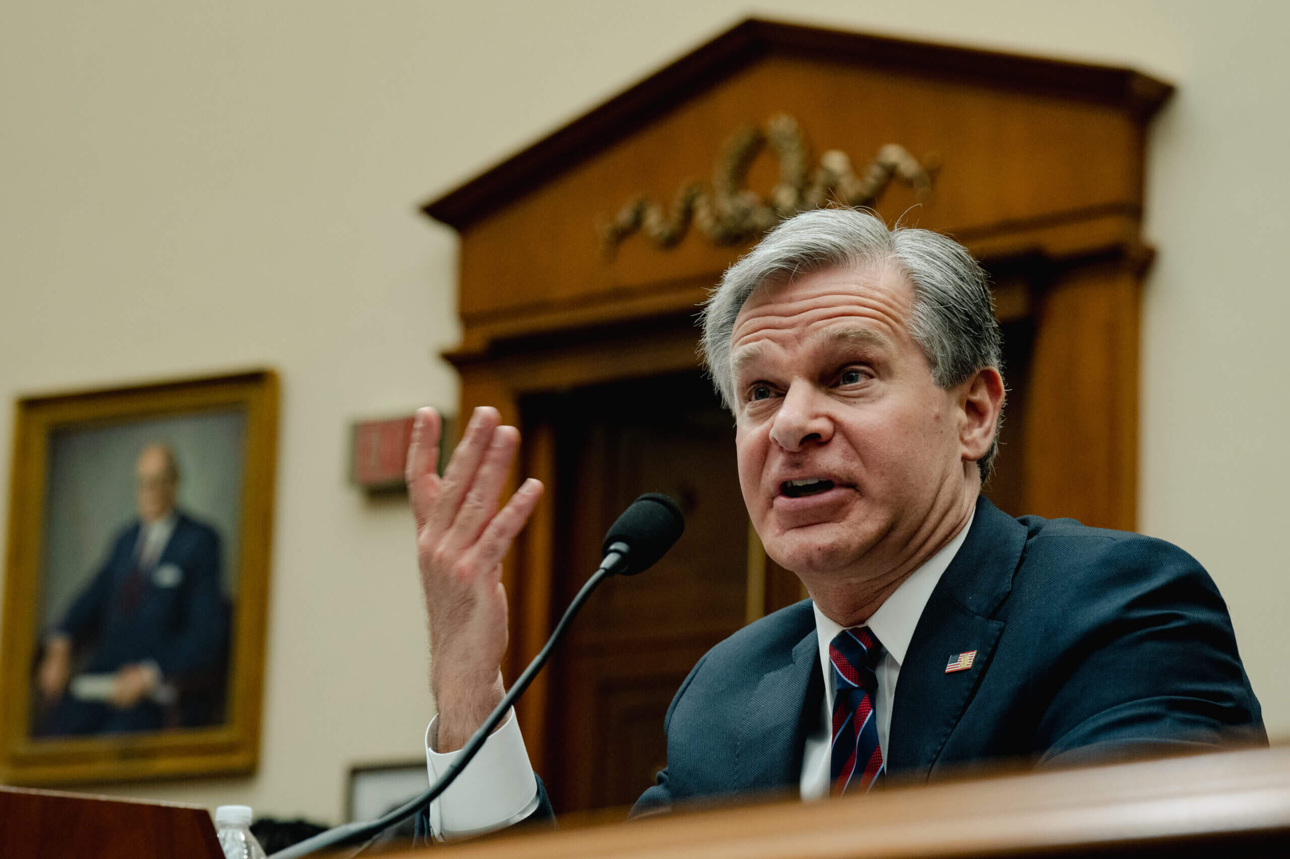FBI Director Wray Admits to Bureau's Collusion with Companies to Collect Americans' Info